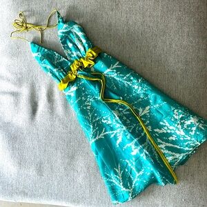 Beautiful Custom Made Halter Mini Dress. XS